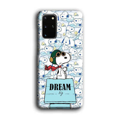 Snoopy Dream Big Samsung Galaxy S20 Plus Case-Oxvistore