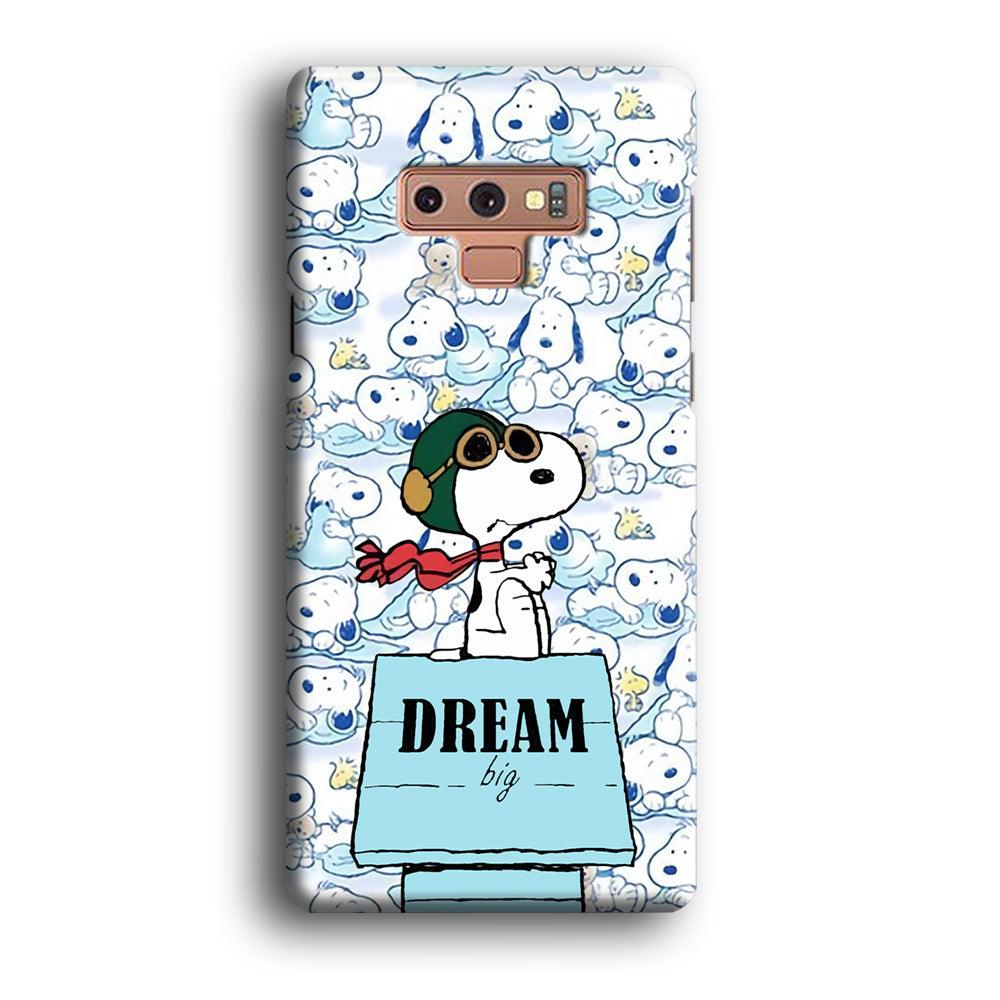 Snoopy Dream Big Samsung Galaxy Note 9 Case-Oxvistore