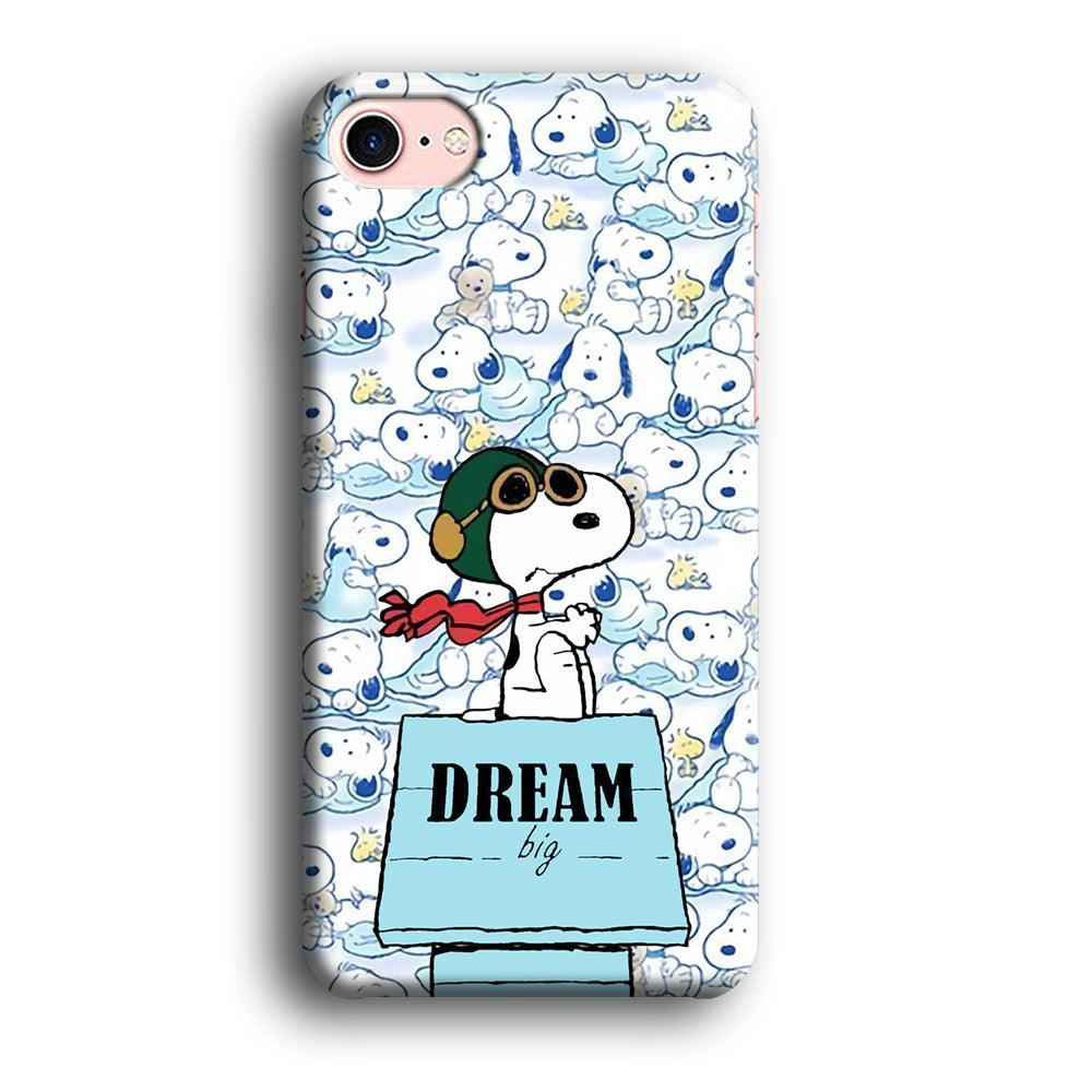 Snoopy Dream Big iPhone 8 Case-Oxvistore