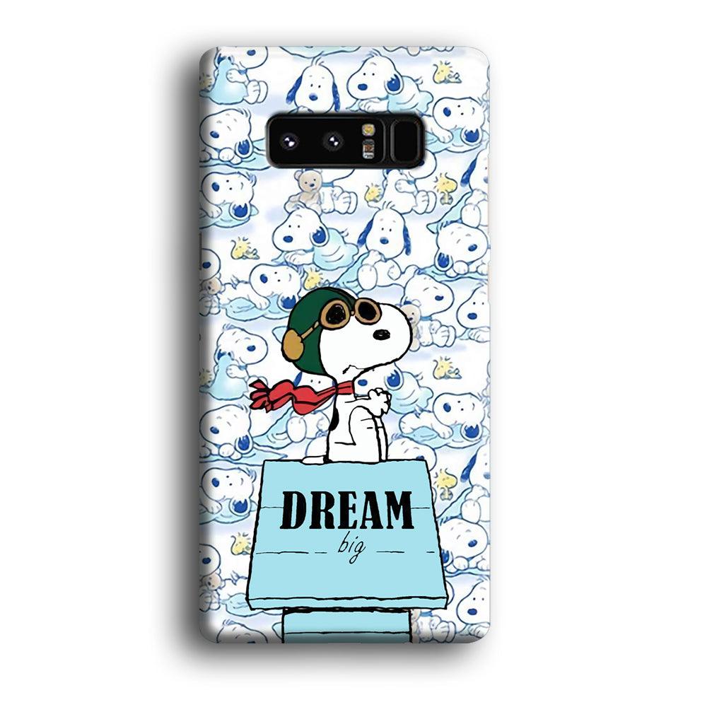 Snoopy Dream Big Samsung Galaxy Note 8 Case-Oxvistore