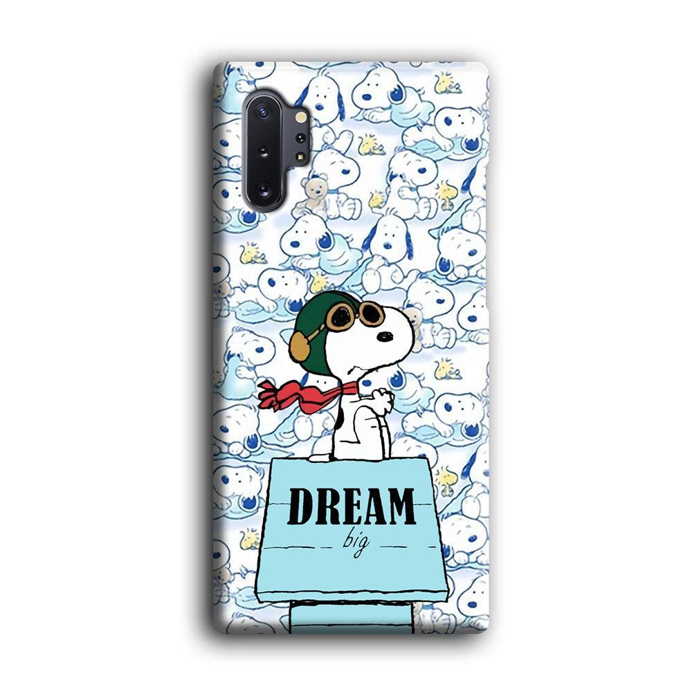 Snoopy Dream Big Samsung Galaxy Note 10 Plus Case-Oxvistore