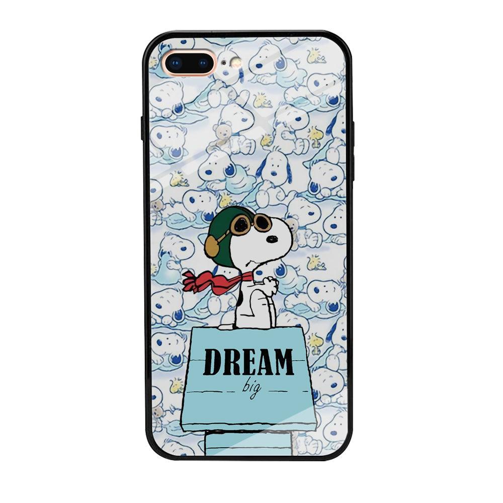 Snoopy Dream Big iPhone 7 Plus Case-Oxvistore