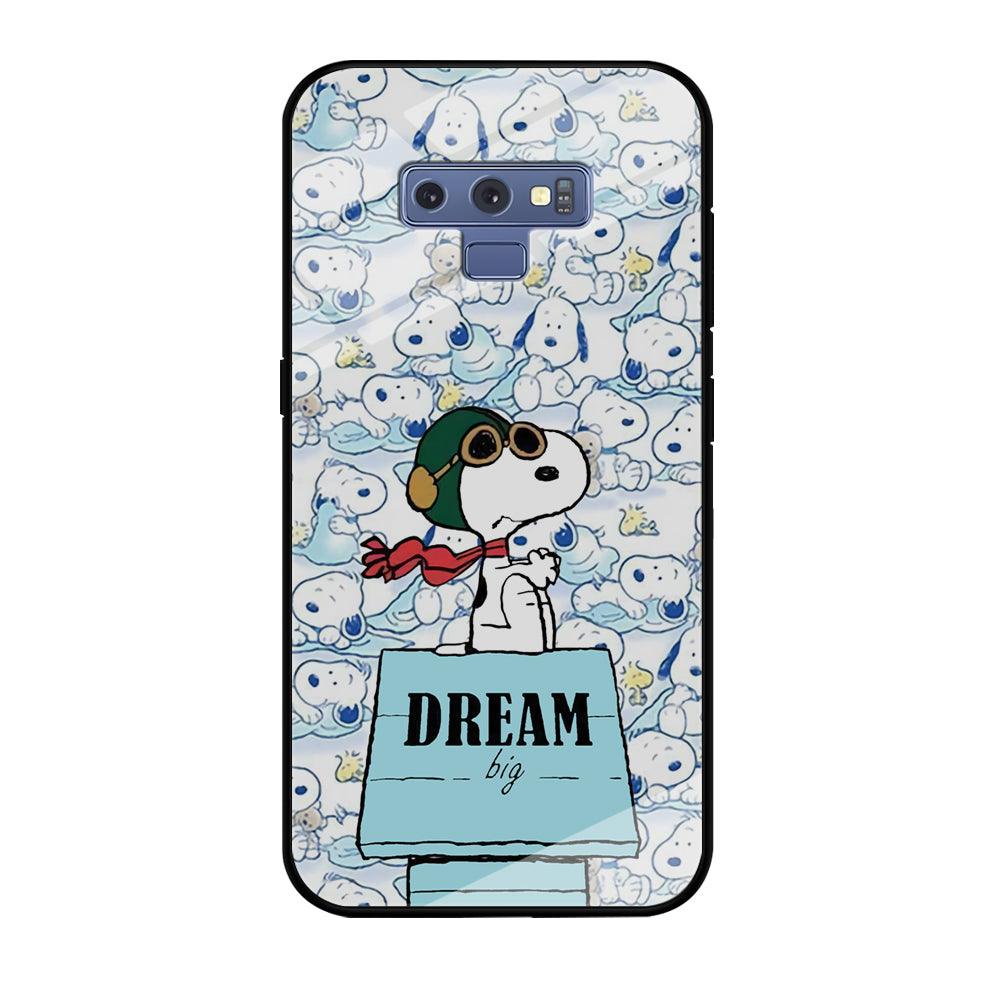 Snoopy Dream Big Samsung Galaxy Note 9 Case-Oxvistore