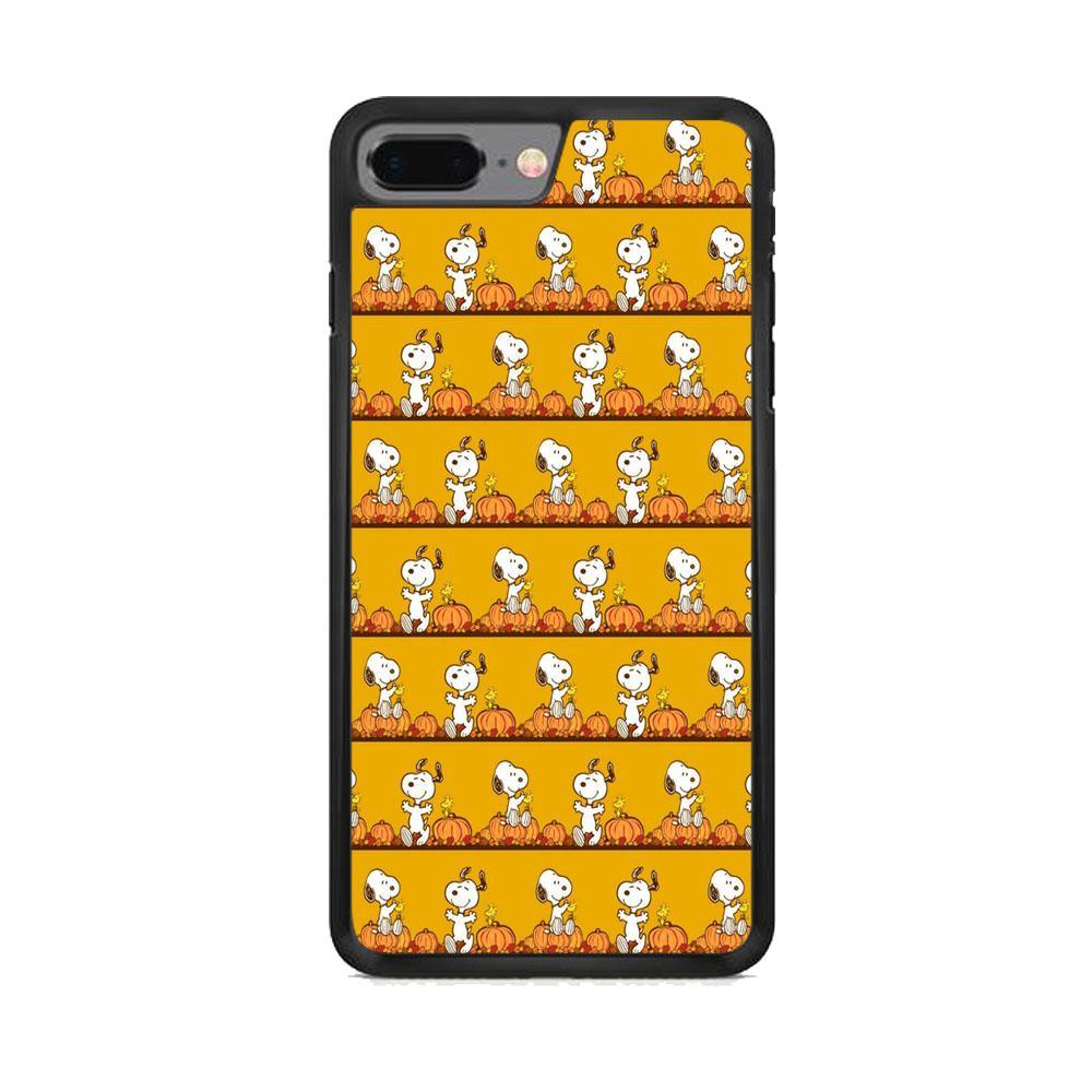 Snoopy Happy farm Fruit iPhone 8 Plus Case-Oxvistore