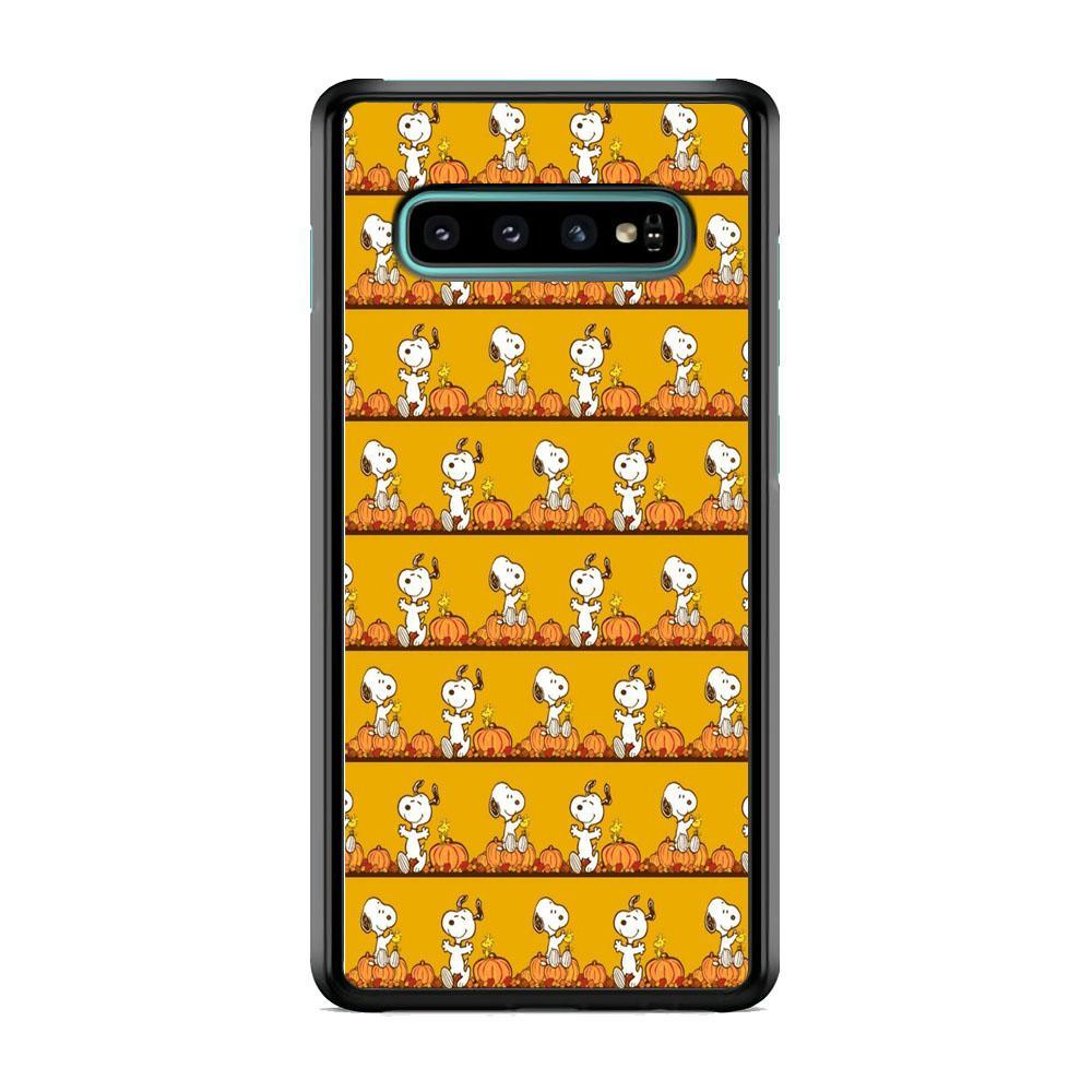 Snoopy Happy farm Fruit Samsung Galaxy S10 Case-Oxvistore