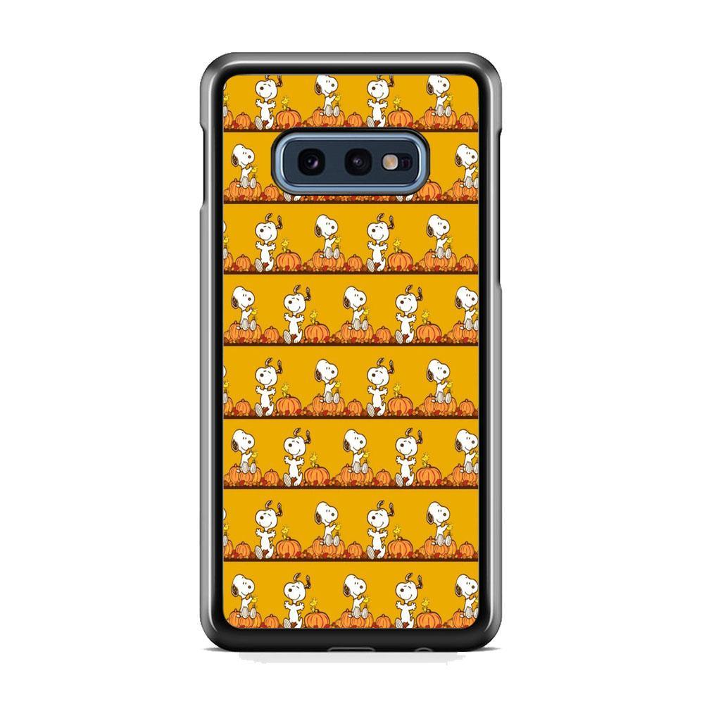 Snoopy Happy farm Fruit Samsung Galaxy S10E Case-Oxvistore