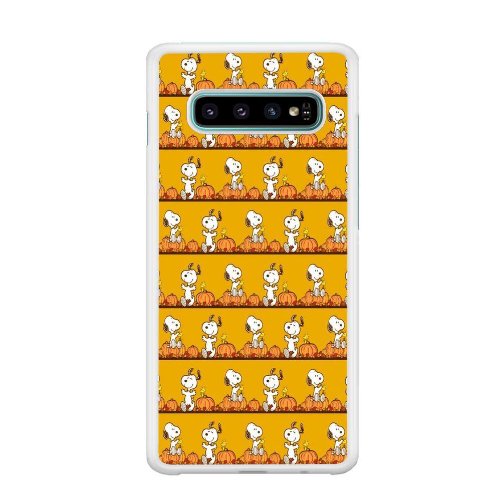 Snoopy Happy farm Fruit Samsung Galaxy S10 Case-Oxvistore