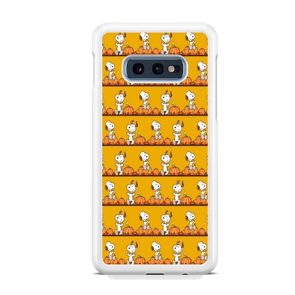 Snoopy Happy farm Fruit Samsung Galaxy S10E Case-Oxvistore