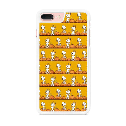 Snoopy Happy farm Fruit iPhone 8 Plus Case-Oxvistore