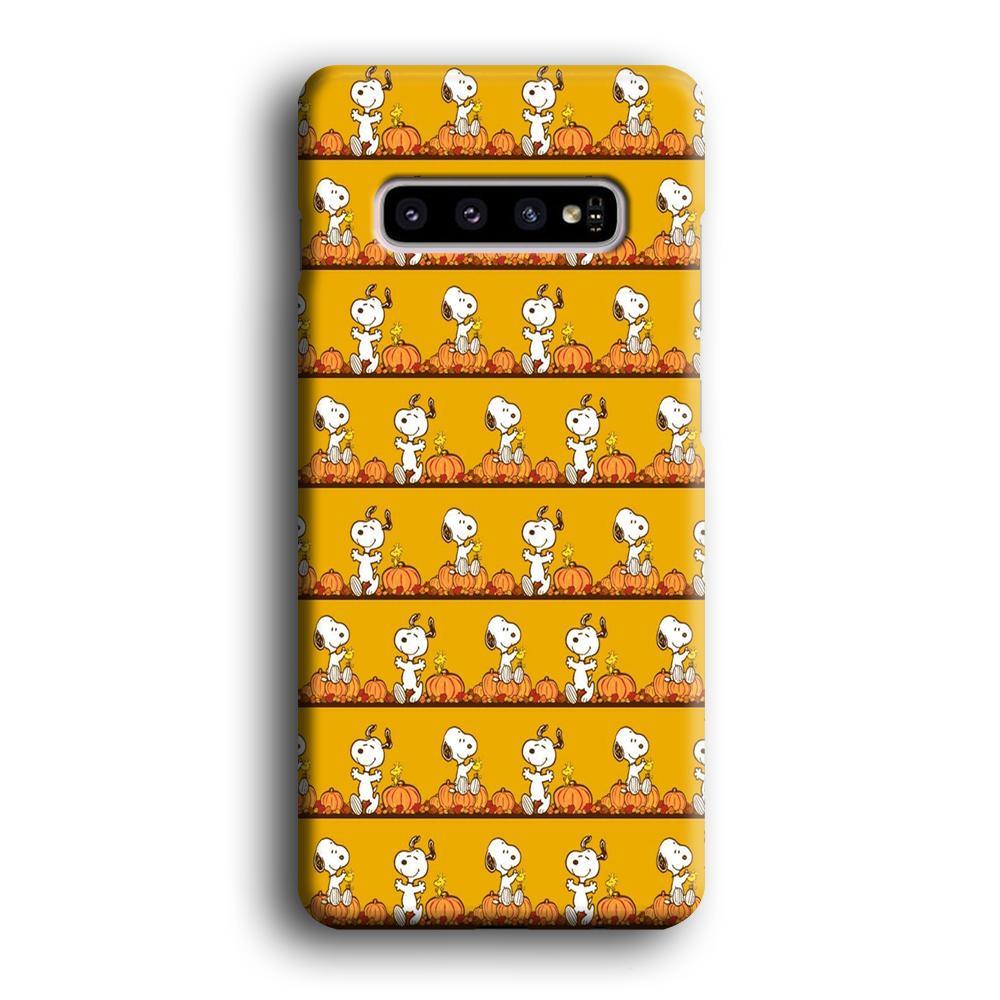 Snoopy Happy farm Fruit Samsung Galaxy S10 Case-Oxvistore