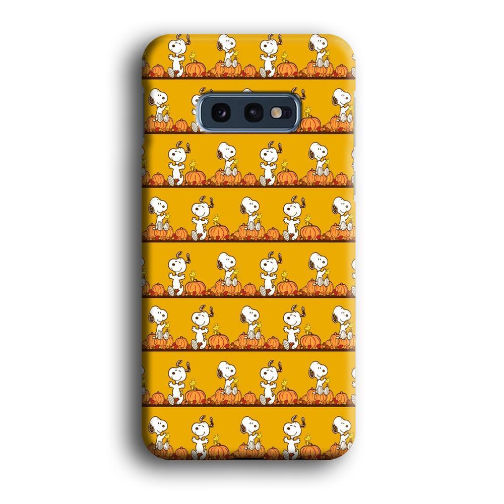 Snoopy Happy farm Fruit Samsung Galaxy S10E Case-Oxvistore