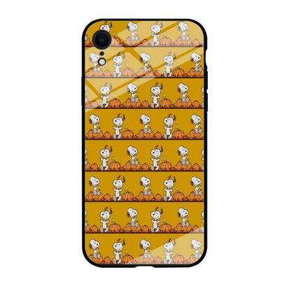 Snoopy Happy farm Fruit iPhone XR Case-Oxvistore