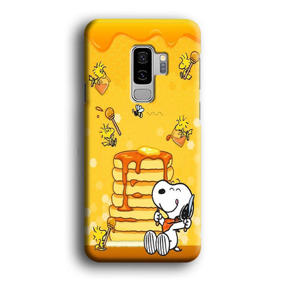 Snoopy Like Eat Pancake Hooney Samsung Galaxy S9 Plus Case-Oxvistore