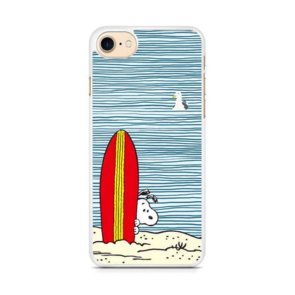 Snoopy Sand Beach iPhone 8 Case-Oxvistore