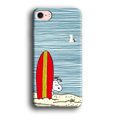 Snoopy Sand Beach iPhone 8 Case-Oxvistore