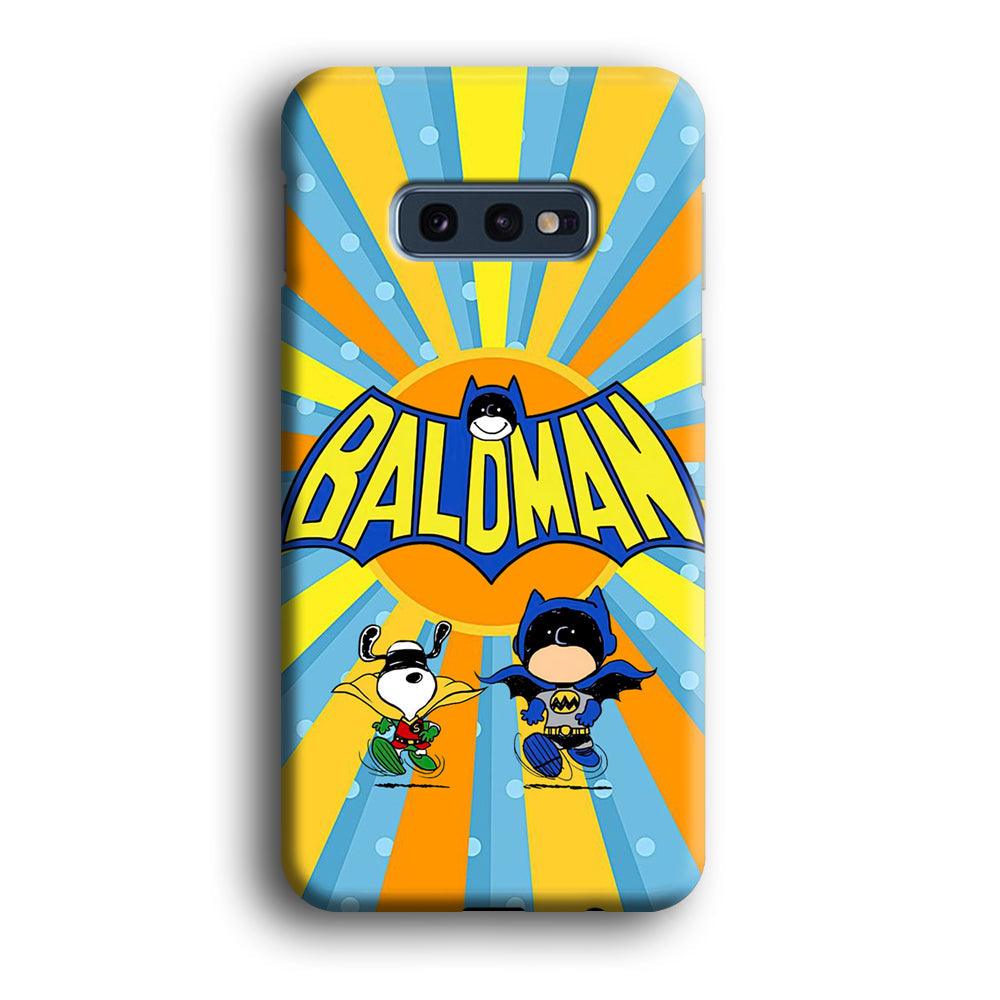 Snoopy The Wandering of Batman Samsung Galaxy S10E Case-Oxvistore