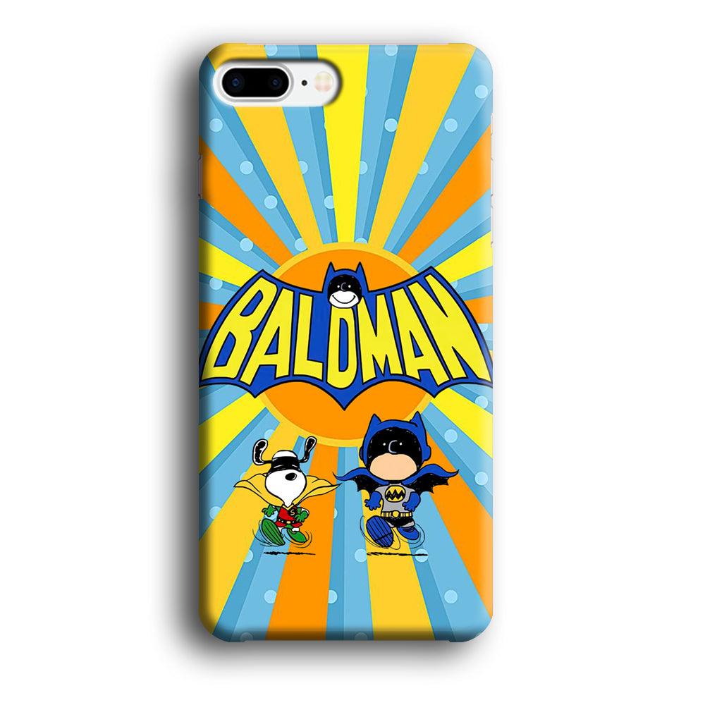 Snoopy The Wandering of Batman iPhone 8 Plus Case-Oxvistore