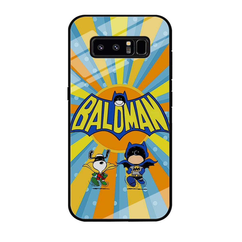 Snoopy The Wandering of Batman Samsung Galaxy Note 8 Case-Oxvistore