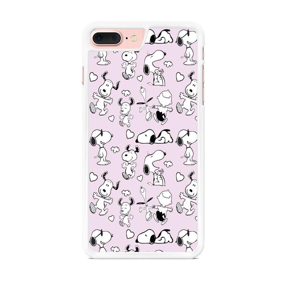 Snoopy and Charlie Happiness iPhone 8 Plus Case-Oxvistore