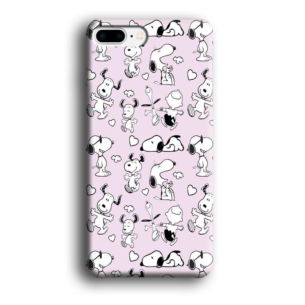 Snoopy and Charlie Happiness iPhone 8 Plus Case-Oxvistore