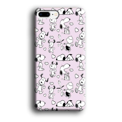 Snoopy and Charlie Happiness iPhone 8 Plus Case-Oxvistore