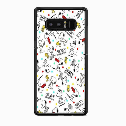 Snoopy and Woodstock Samsung Galaxy Note 8 Case-Oxvistore