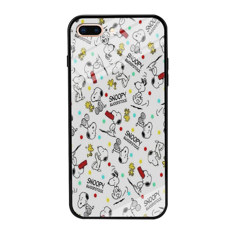 Snoopy and Woodstock iPhone 8 Plus Case-Oxvistore