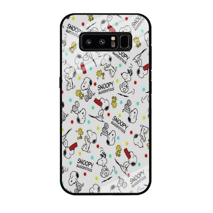 Snoopy and Woodstock Samsung Galaxy Note 8 Case-Oxvistore