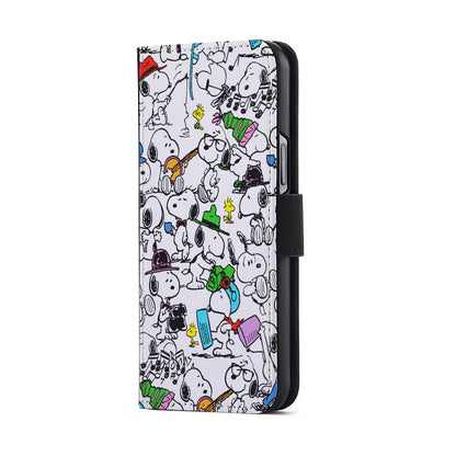 Snoopy and All His Activities Flip Wallet Phone Case