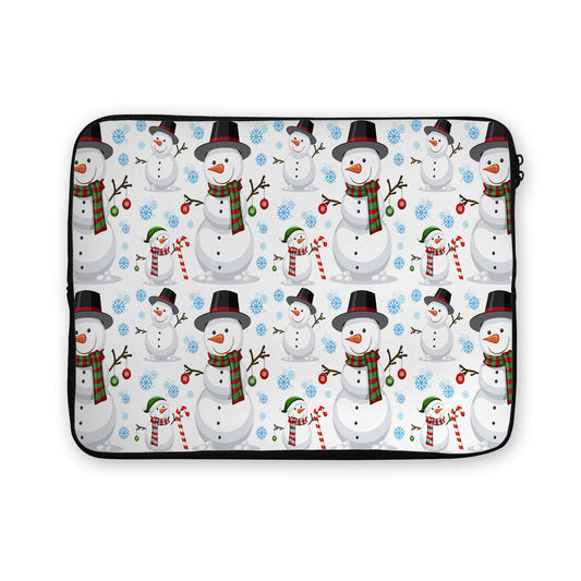 Snowman Christmas Winter Laptop Sleeve Protective Cover