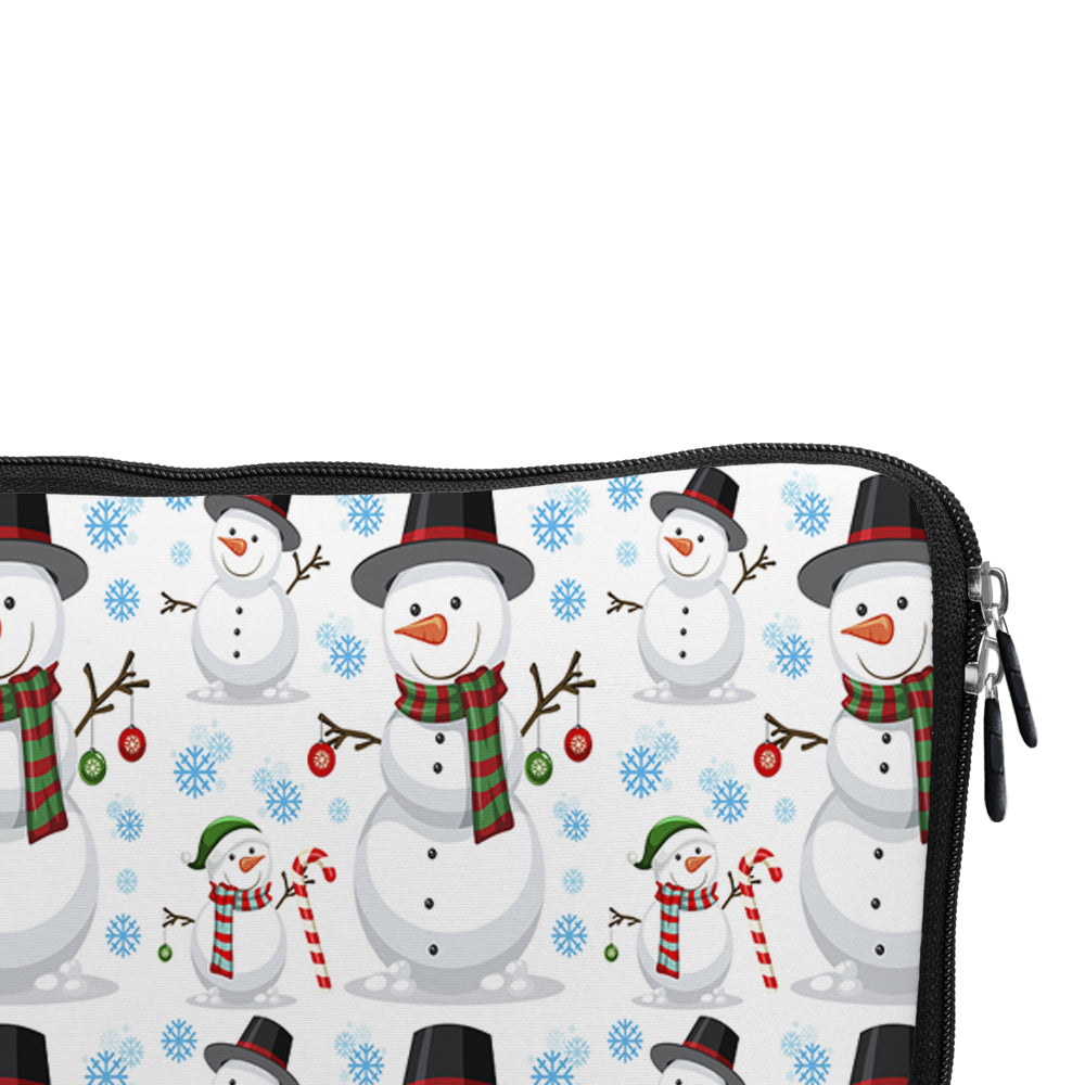 Snowman Christmas Winter Laptop Sleeve Protective Cover