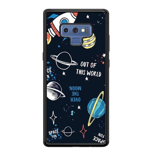 Space Out of This World Samsung Galaxy Note 9 Case-Oxvistore