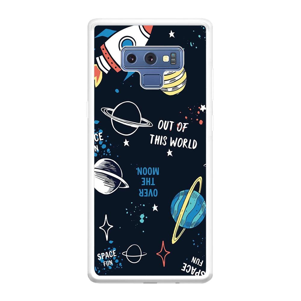 Space Out of This World Samsung Galaxy Note 9 Case-Oxvistore