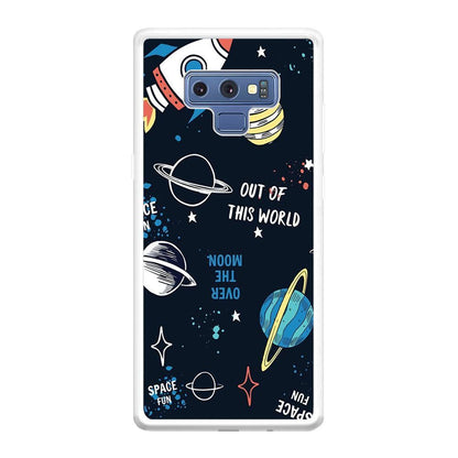 Space Out of This World Samsung Galaxy Note 9 Case-Oxvistore