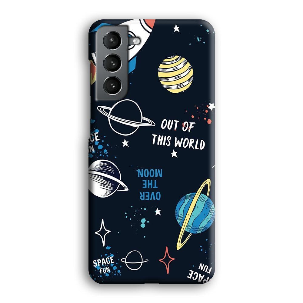 Space Out of This World Samsung Galaxy S21 Case-Oxvistore