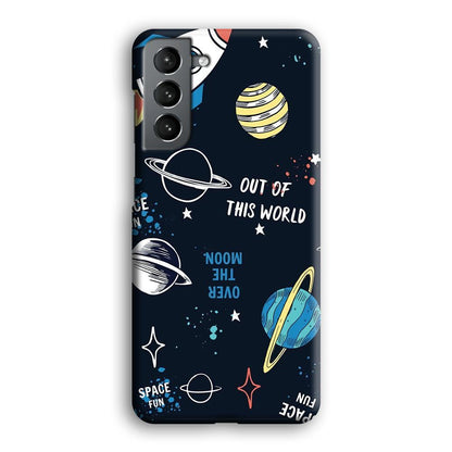 Space Out of This World Samsung Galaxy S21 Case-Oxvistore