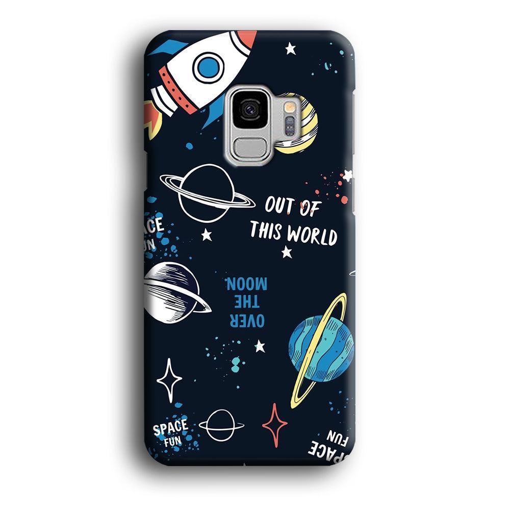 Space Out of This World Samsung Galaxy S9 Case-Oxvistore