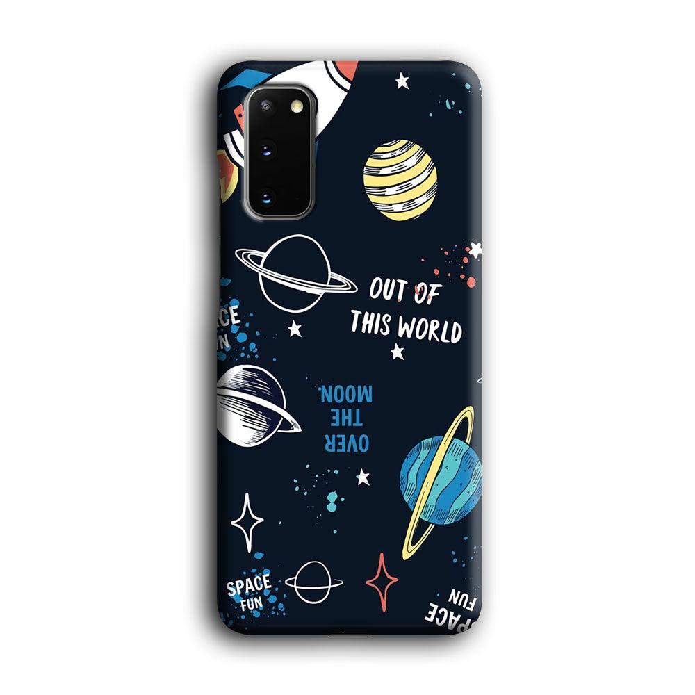 Space Out of This World Samsung Galaxy S20 Case-Oxvistore