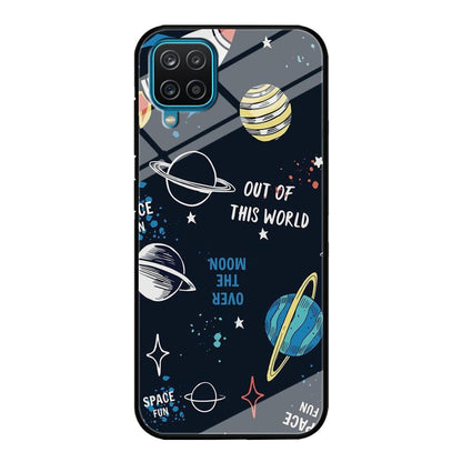 Space Out of This World Samsung Galaxy A12 Case-Oxvistore