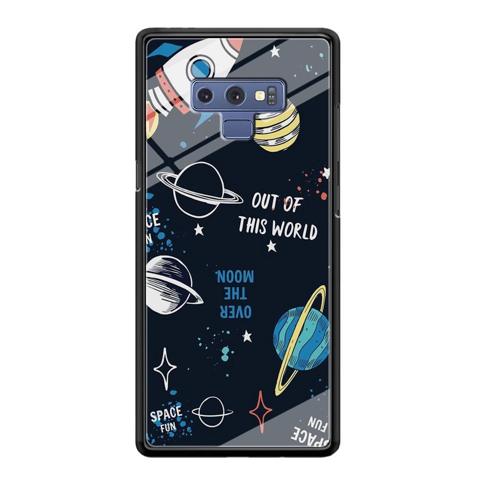 Space Out of This World Samsung Galaxy Note 9 Case-Oxvistore