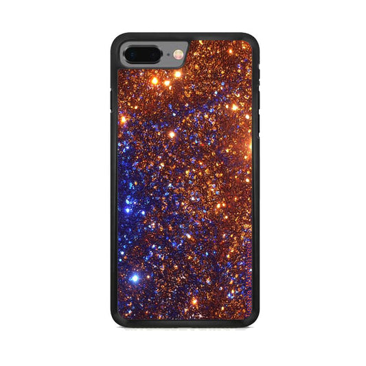 Sparkle Blue and Gold iPhone 8 Plus Case-Oxvistore