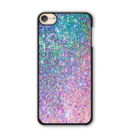 Sparkle Crystal Verdant iPod Touch 6 Case-Plastic Black (2D Case)-Oxvistore