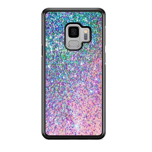 Sparkle Crystal Verdant Samsung Galaxy S9 Case-Rubber Black (2D Case)-Oxvistore