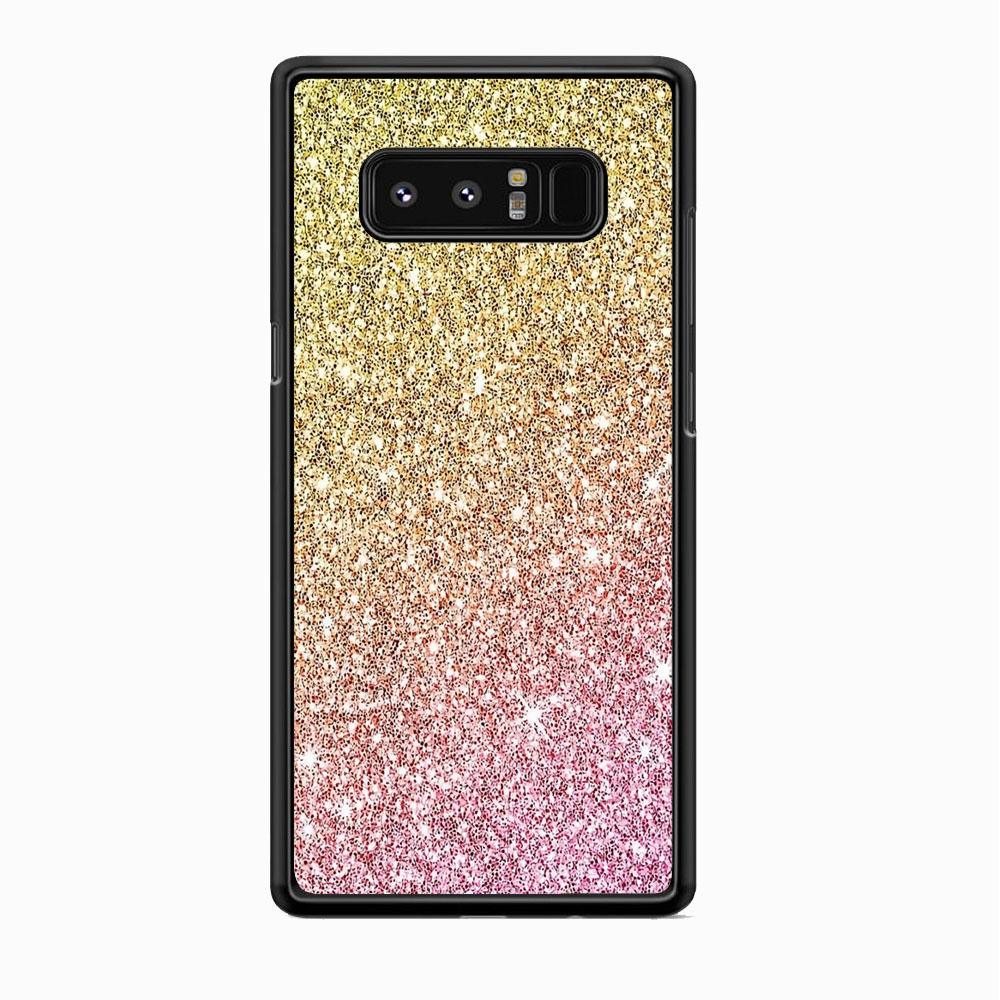 Sparkle Ride to Gold Samsung Galaxy Note 8 Case-Oxvistore