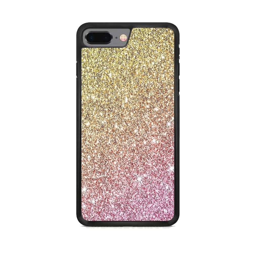 Sparkle Ride to Gold iPhone 8 Plus Case-Oxvistore