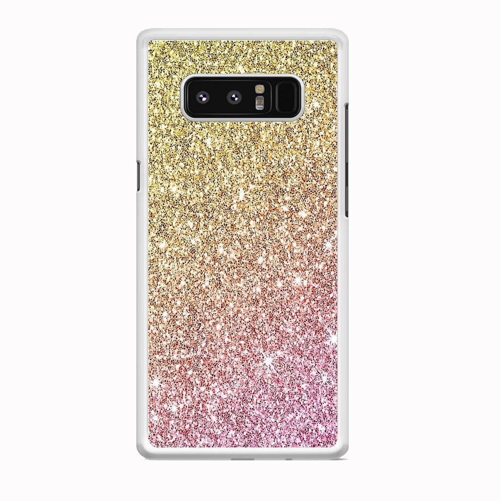 Sparkle Ride to Gold Samsung Galaxy Note 8 Case-Oxvistore