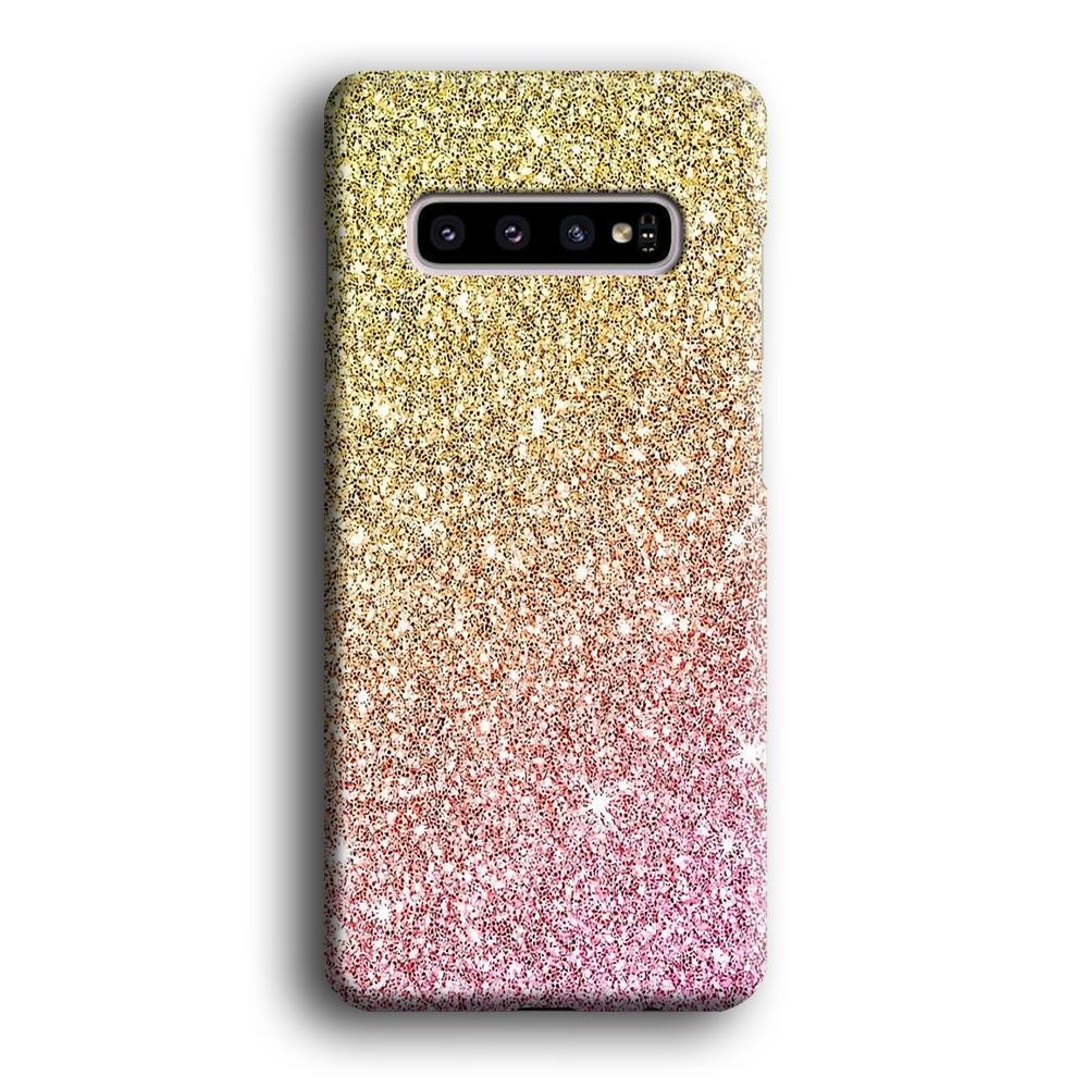 Sparkle Ride to Gold Samsung Galaxy S10 Case-Oxvistore