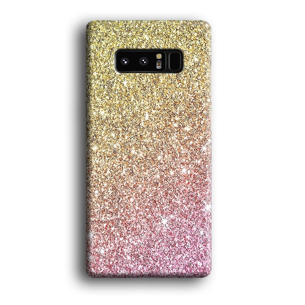 Sparkle Ride to Gold Samsung Galaxy Note 8 Case-Oxvistore