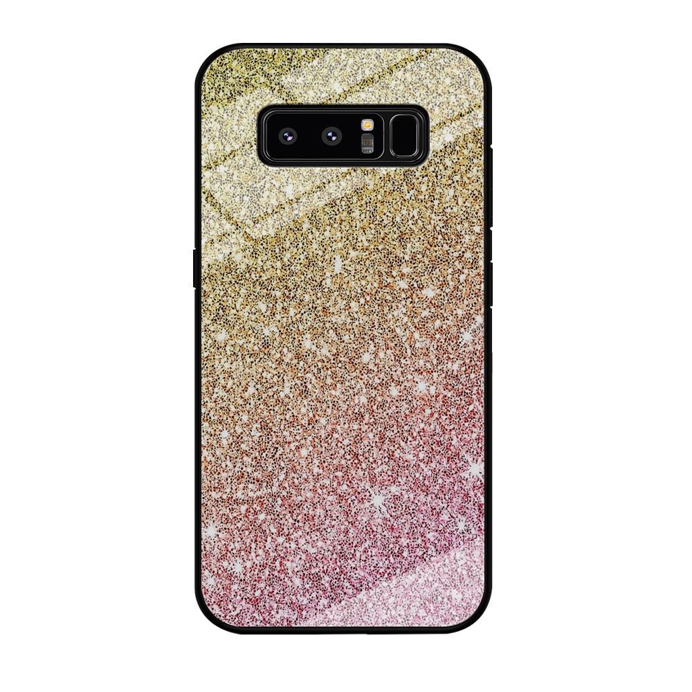 Sparkle Ride to Gold Samsung Galaxy Note 8 Case-Oxvistore