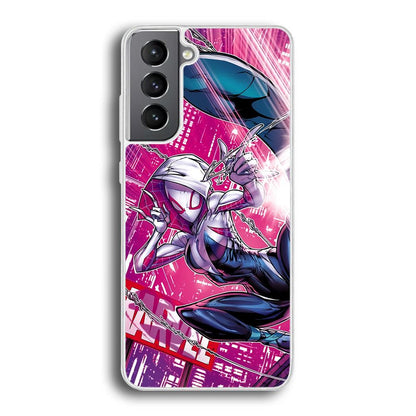 Spider Gwen Air Karate Samsung Galaxy S21 Plus Case-Oxvistore